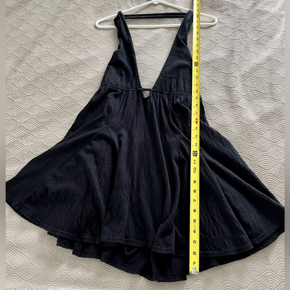 Free People Beach NWOT Emma Louise mini dress in black only size small - Picture 9 of 16